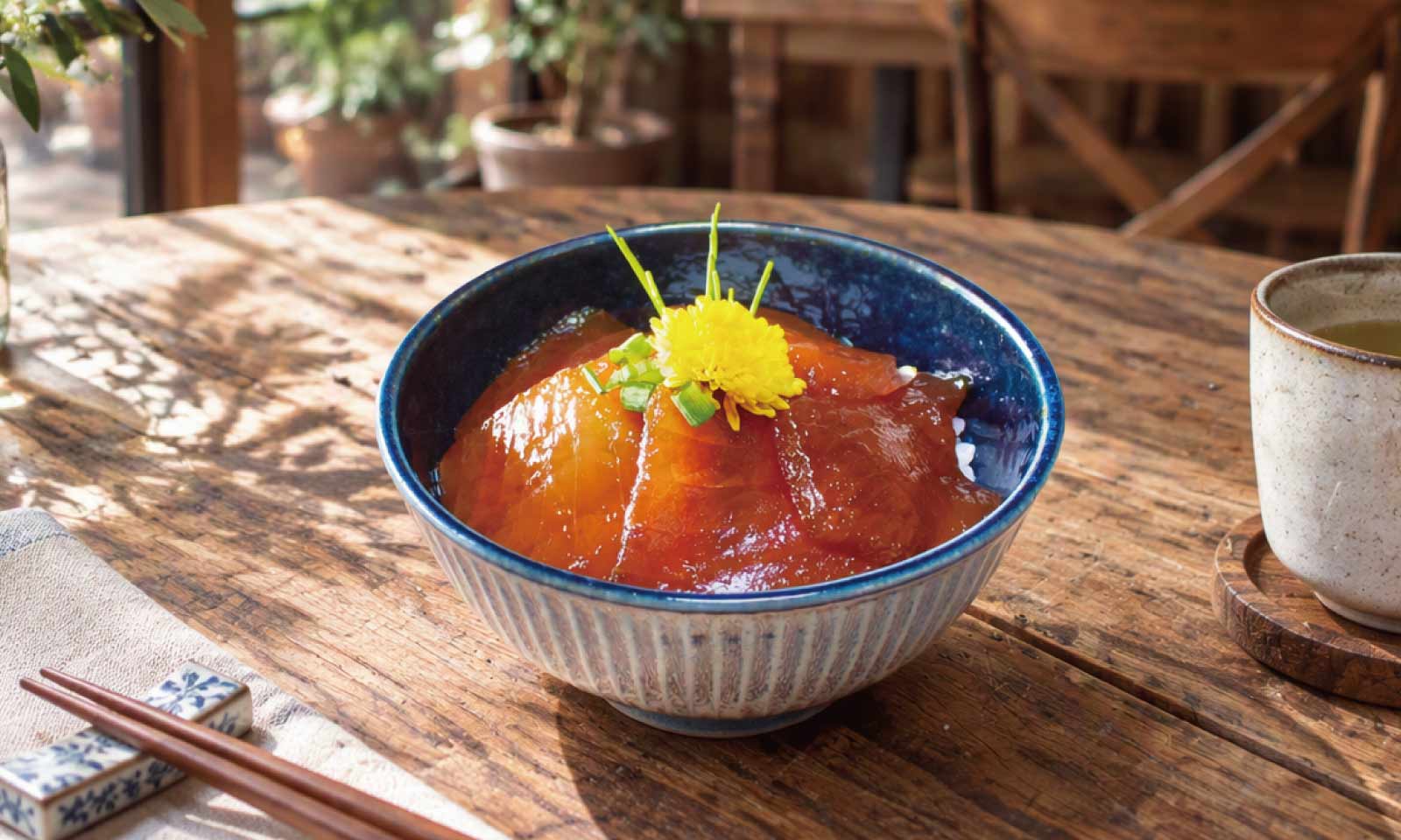 一膳づけ丼の具　びんとろ