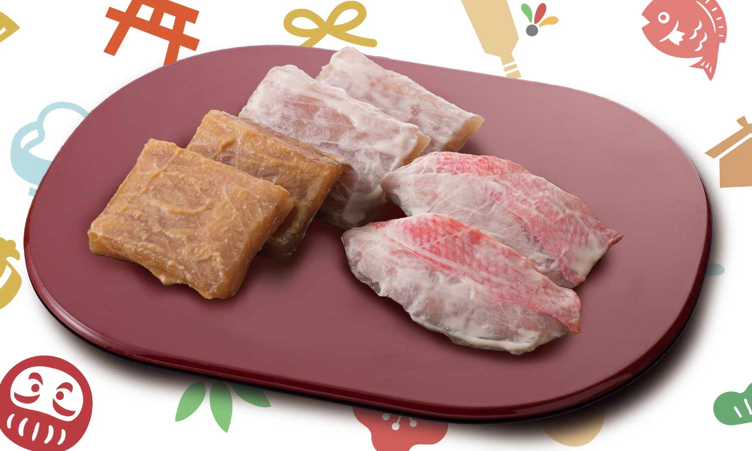 ＜送料込み＞　金目鯛とかじき3種詰合せ