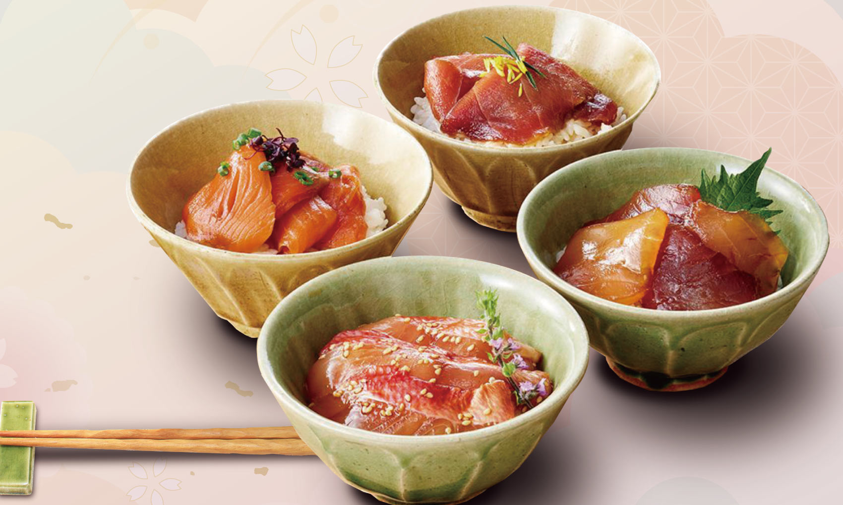 【季節限定　送料込み】一膳づけ丼の具詰合せ