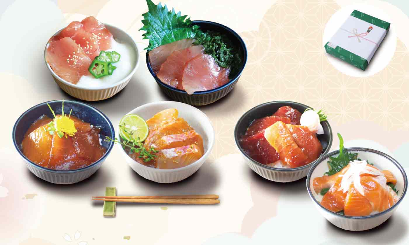 【送料込み】一膳づけ丼の具6種詰合せ